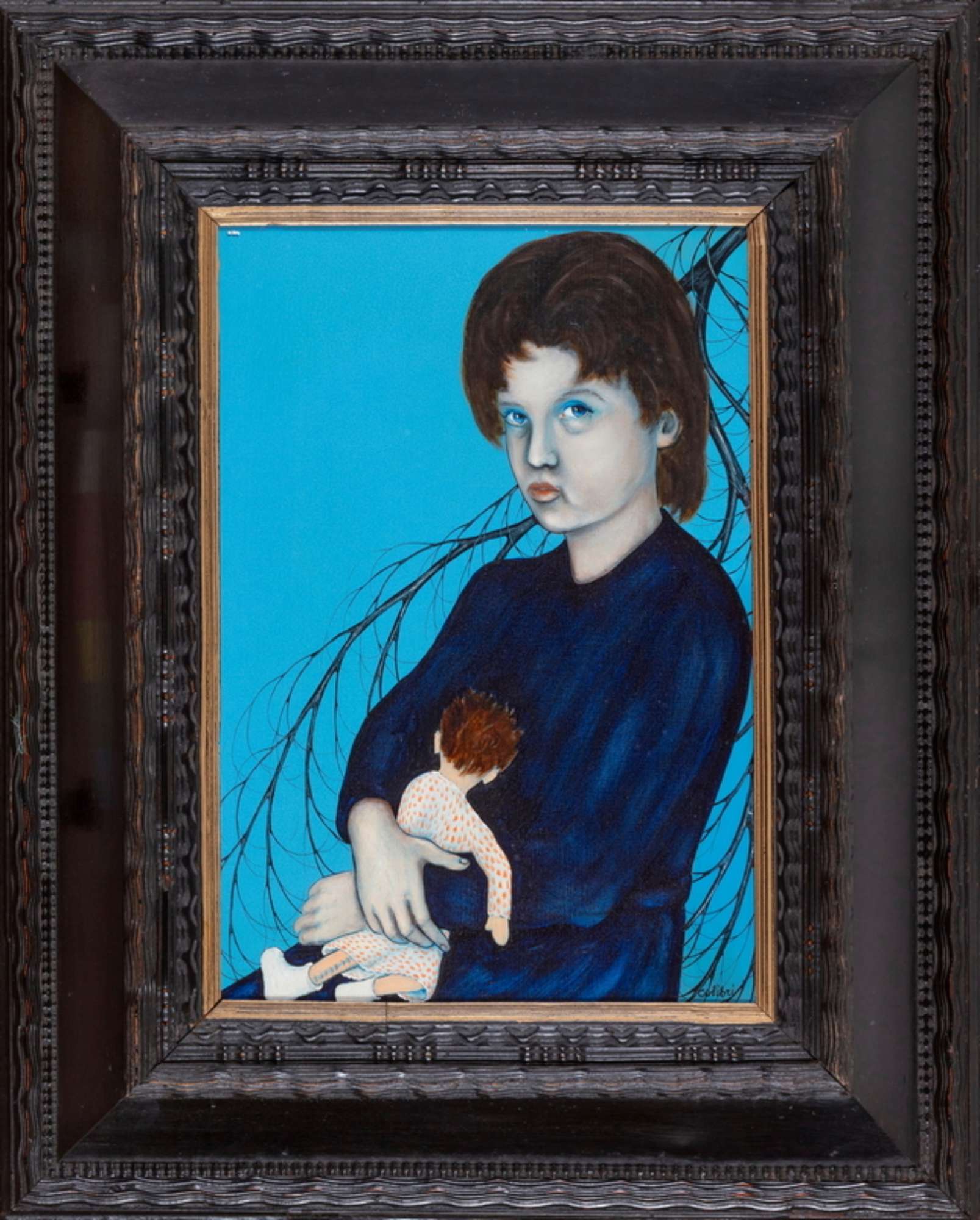 034_Bambina con bambola_1989